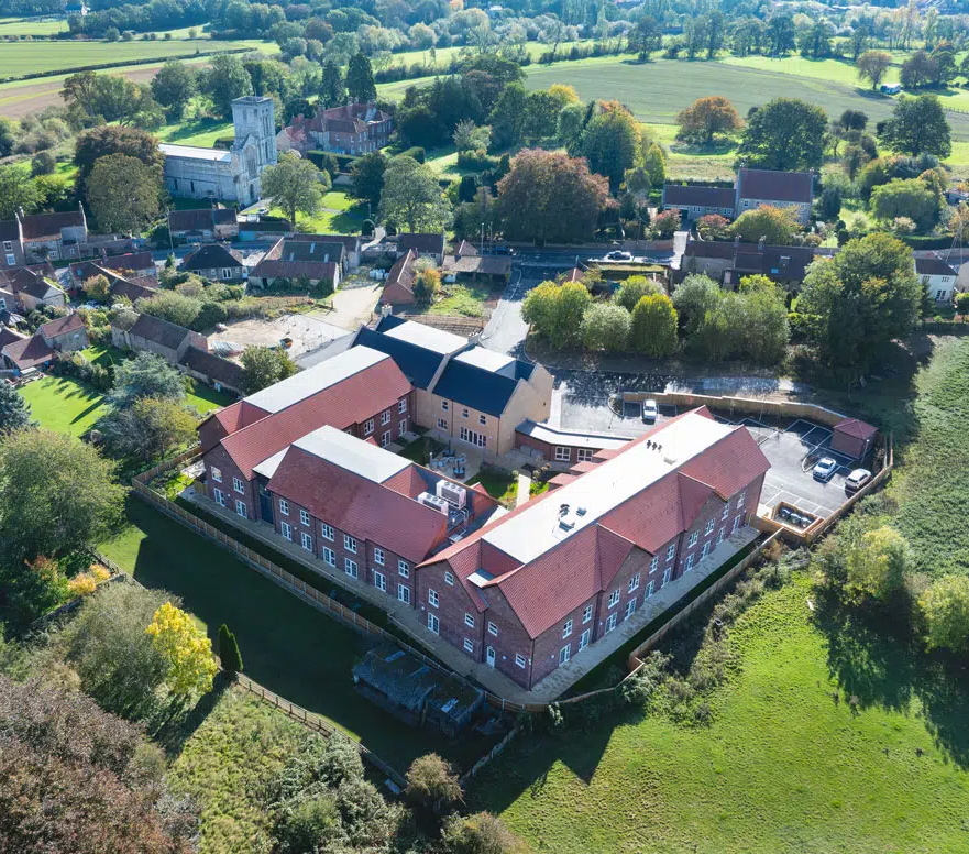 Drone Shot Pacy & Wheatley Construction Award winning LABC Care Home